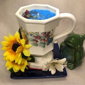 Handmade Soy candle: Avon Sweet Country Harvest Mug Blueberry